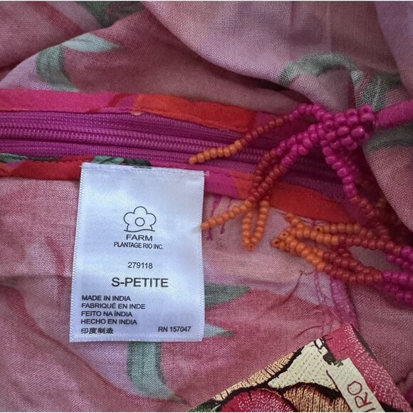 NWT Size SP - Farm Rio x Anthropologie Halter Jumpsuit (NWT USD 178) - Picture 14 of 14